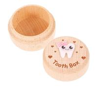 Holibanna Boîte à Souvenirs Pratique Moderne et Minimaliste de Dents en Bois Boîte à Dents pour Ranger et Cheveux pour Conserver Précieusement d'garçon et Filles pour Garçons