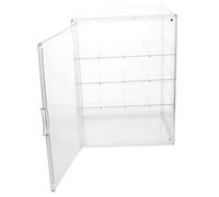 Holibanna Boîte à Transparente à Réglables pour Comptoir Présentoir Pâtisserie avec Isolation Poussière Rangement Polyvalent pour Gâteaux Muffins et Desserts