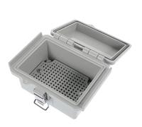 Holibanna Boîte de Jonction Étanche ABS 90X120X70 MM Socle et Coins de Fixation Boîtier de Connexion pour Câbles Solaires et Camping-Car Passage de Câble Résistant aux Intempéries