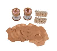 Holibanna Boîte de Moxibustion Portable Bâtonnets de Moxa Support de Brûleur à Cône Outil de Massage Corporel Pratique pour Détente et Soulagement du Stress Thérapie Moxibustion à