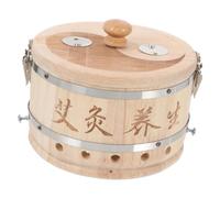 Holibanna Boîte de Moxibustion Portable Réglable Outil de Moxibustion en Brûleur de Cône de Moxa Abdominale Maison Accessoire de Bien-Femmes et Hommes