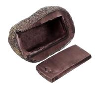Holibanna Boîte de Rangement Clé Sécurisée Simulée Pierre Étanche Cache Clé Discret et Portable pour Extérieur Coffre de Stockage Compact et