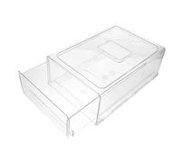 Holibanna Boîte De Rangement Pour Congélateur Grosse Taille Transparente En Plastique Rigide Tiroir Pratique Pour Organisation La Cuisine Et Réfrigérateur Rangement Aliments Frais