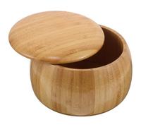 Holibanna Boîte de Rangement pour Jeu D'échecs en Bois Massif avec Couvercle, Grand Bol Élégant pour Protéger et Stocker Les Pièces de Jeu la Maison