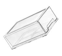 Holibanna Boîte de Rangement Tiroir Empilable Transparente, Taille Moyenne, Plastique Robuste, Organisateur de Bureau et Cosmétique, pour Accessoires de Maquillage et Soins Peau, Usage