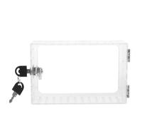 Holibanna Boîte de Verrouillage Thermostatique en Plastique Robuste Couvercle Transparent et Serrure Sécurisée pour Protection Murale de Thermostat