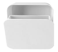 Holibanna Boîte Murale de Rangement pour Cosmétiques Organisateur Pratique en Plastique Installation Autocollante pour Salle de Bain Support Multifonctionnel 1 Pièce
