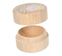 Holibanna Boîte Ronde En Bois Pour Souvenirs De Première Coupe De Cheveux Et Dents Perdues, Rangement Pratique Pour Garçon Et Filles