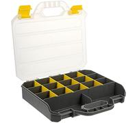 Holibanna boîtier de Composants électroniques Boite Rangement visserie Boite de Rangement visserie Toolbox Les pièces Mallette à Outils Organisateur d'artisanat Porte-Outil PP Transparent