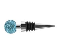 Holibanna Bouchon de Bouteille de Vin Alliage et Verre Bouchon Verseur Réutilisable Scelle et Conserve Vin Ouvert Accessoire Bar Élégant pour Mariage et Fête