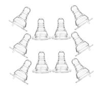 Holibanna Bouchons de Tétine pour Bouteille de Accessoires de Fête Amusants Lot de 10 Silicone Alimentaire pour Adultes Utilisation à Humour Design Ludique