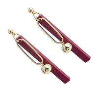 Holibanna Boucles D’oreilles Longues Pendantes pour Femmes, Style Hiver, Boucles D’oreilles Rouges à Pompons, Légères et Rétro, pour Fêtes et Tenues Décontractées, 1 Paire