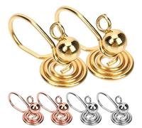 Holibanna Boucles D'oreilles À Clip D'acupression De Pression Chéloïdes 6 Pièces Boucles D'oreilles En Spirale Non Percées En Acier Inoxydable Clip Sur Boucle D'oreille Manchette D'oreille