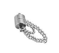 Holibanna Boucles D'oreilles Clip Chaîne en Métal Inoxydable Argenté, Clips D'oreilles sans Perçage, Bijoux Femmes pour Sorties et Occasions, Design Créatif et Léger