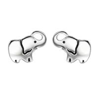 Holibanna Boucles D'oreilles Délicates et Polies en Argenté Sterling 925 Éléphant et Présent Anniversaire pour Femmes et Filles, pour Soirée