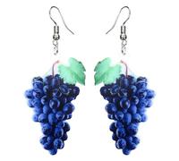 Holibanna Boucles D'oreilles Grappe De Raisin En Acrylique Accessoires Élégants Pour Femmes Idéales Pour Fêtes Et Décorations Multi-Usage 6.9 X 2.9 Cm