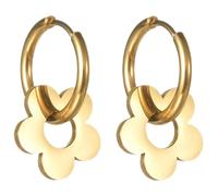 Holibanna Boucles D'oreilles Vintage Couvercle Pour Bougie 1 Paire De Créoles Fleur Bijoux Créoles Pendantes Fleurs Boucles D'oreilles Rétro
