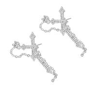Holibanna Boucles Oreilles Croix Unisexes Élégantes Pendantes Avec Bijoux Délicats