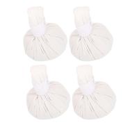 Holibanna Boules de massage thaï aromathérapie 4 pièces en coton pour thérapie par chaleur et relaxation musculaire adaptées SPA et soins corporels