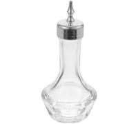 Holibanna Bouteille Verre Couvercle Argenté Conteneur pour Ingrédients de Cocktails pour Bar