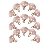 Holibanna Boutons Demi-perle Miniatures à Tige 10 Mm Couleur Dorée, 15 Pièces pour Loisirs Créatifs Couture, Accessoires Robe de Mariée et Boutons pour Blazer