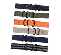 Holibanna Bracelet De Montre Nylon Durable Avec Joints Remplacement De Montre Bleu Marine Avec Boucle Noire Pour Ajustement Parfait