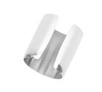 Holibanna Bracelet Manchette en Acier Inoxydable pour Femme Large Jonc Réglable Présent Fête Mariage Bal et Shopping