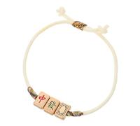 Holibanna Bracelet Tressé Corde Chinoise Plaqué Or Chance Feng Shui Unisexe Création Artisanale Simple et Élégante pour Femmes et Hommes Symbole de Richesse