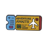 Holibanna Broche Décorative Amusante pour Billet d'Avion Accessoire Chic en Design Élégant pour Couples et Étudiants pour Vêtements Décontractés
