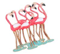 Holibanna Broche Flamant Rose en Coloré pour Femmes Accessoire Élégant pour Vêtements pour Fêtes et Design Unique et Solide