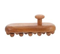 Holibanna Brosse de Massage de Santal Portable Outil Manuel Compact pour Corps de Massage Antidouleur pour Cou Dos Jambes et Bras