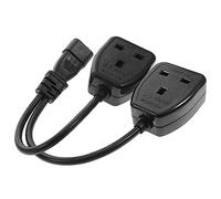 Holibanna Câble Adaptateur Y vers Double Prise UK Pin Câble Alimentation Robuste pour Ups et Systèmes Iec