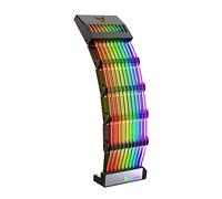 Holibanna Câble D'extension Alimentation Argb 24 Broches Câble Gainé pour PC Gamer Éclairage Synchronisé Boîtier Informatique RGB Multicolore