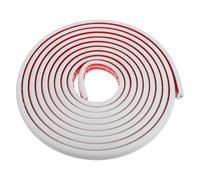 Holibanna Cache-câble de Sol Auto-adhésif en PVC Blanc pour Gestion de Câbles Multiple, Protection Robuste pour Maison et Espaces Commerciaux, Design Flexible et Esthétique