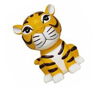 Holibanna Cagnotte Originale et Décoration de Bureau en Résine de Tigre Jaune Grosse Capacité pour Rangement de Pièces