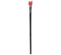 Holibanna Canne de Cosplay Style Royal pour Garçon et Filles 78 Cm en Alliage Métal Argenté Griffe D’Aigle et Boule Rouge, Accessoire Costume Halloween et Fêtes à Thème