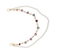 Holibanna Ceinture Cœur Chaîne Fausses Perles Pour Femme Jean Et Shorts Bijoux Pour Sacs à Main