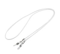 Holibanna Chaîne De Lunettes Cire Blanche Ajustable Avec Embouts Silicone Cordon Maintien Pratique Et Accessoire Mode Pour Femmes Et Hommes