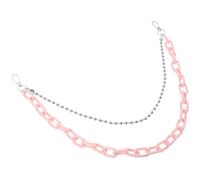 Holibanna Chaîne De Taille Hip-hop En Métal Bijoux Géométriques Punk à Perles Rondes Pour Adulte Rose Ceinture Exagérée Style Unique