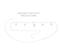 Holibanna Chaîne De Ventre Avec De Corps Réglable Pour Femme Pendentif Trèfle Pour Plage