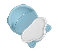 Holibanna Chaise de Bain pour Garçon Fille Siège de Antidérapant pour Garçon Fille avec Support Confort et Sécurité pour Bain à Couleur Bleu Brumeux avec Tapis Antidérapant et Étagère de