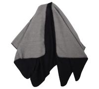 Holibanna Châle Femme Double-face Laine Fausse Cape Boho Épais Et Chaud Écharpe Multifonctionnelle Poncho Hiver Avec Franges