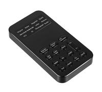 Holibanna Changeur de Voix Mini Portable pour Ordinateur et Téléphone Modificateur de Voix 8 Effets Sonores pour Jeux et Diffusion Son Externe Compatible Divers Dispositifs Noir