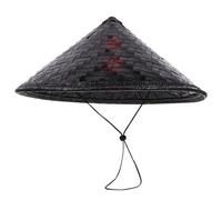 Holibanna Chapeau De Samouraï Ninja Épéiste Chinois Bambou Cône Chevalier Asiatique Oriental Cosplay Cap Pour Jardin Agriculteur
