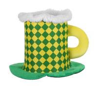 Holibanna Chapeau Géant en Forme de Chope de Bière, Couvre-chef Original Et Amusant pour Les Matchs de Football, Les Fêtes Et Les Festivals, Articles de Fête de L'oktoberfest