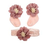 Holibanna Chaussettes -mollet Garçon Fille Fleur Cadeau De Cent Jours Protection Garçon Fille