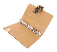 Holibanna Classeur de Planification A6 en PU Pochette Décorative Léopard, Couverture Rechargeable et Personnalisable, pour Organiser les Documents Scolaires et Financiers
