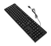 Holibanna Clavier USB Filaire Russe Complet avec Pavillon Numérique pour Bureau Accessoire Ordinateur Et Plug-and-Play