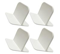 Holibanna Clips AntidéRapants Pour Parc BéBé - Lot De 6 Fixateurs Blancs En Plastique Accessoires De SéCurité Pour Sol Stabilisateur Facile À Installer Et Retirer