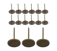 Holibanna Clous Décoratifs à Tête Plate en Fer 30 Mm, Grandes Punaises de Tapissier pour Meubles, Lot de 100, Fixation Solide pour Canapés, Têtes de Lit et Tapisserie D’ameublement